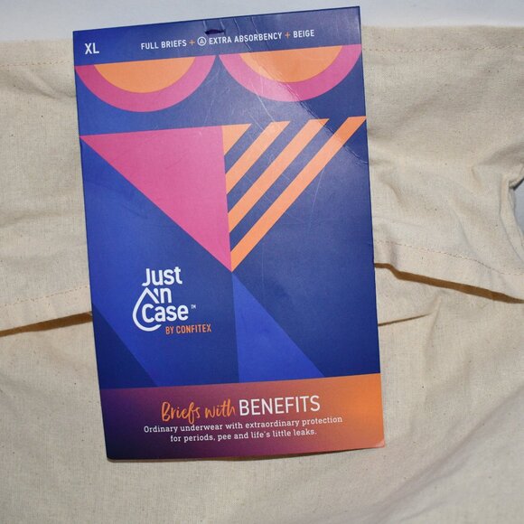 Just n Case by Confitex Woman Full Briefs in Beige Size XL #JC200201-XL NWT - Picture 4 of 5